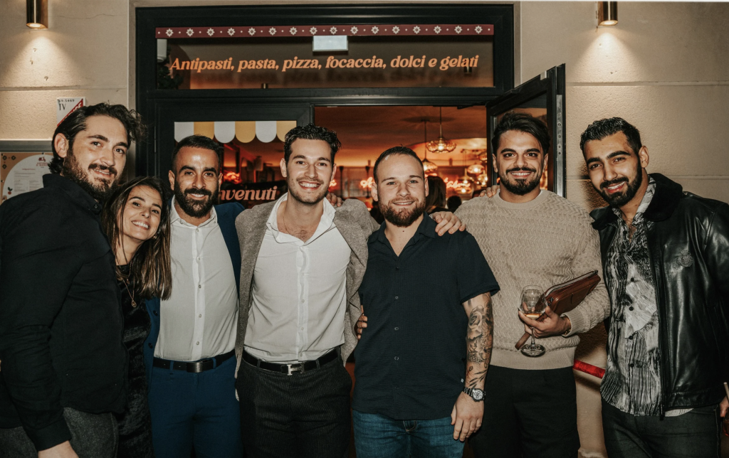 Franchisés Antonio e Marco réunis avec antonio e marco